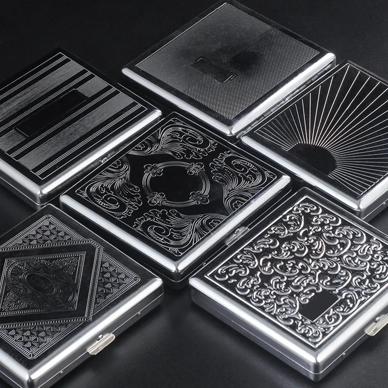Metal Cigarette box stainless  - Smoking & Vaping Accessories recension och pris