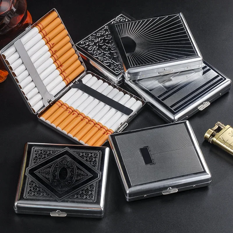 Metal Cigarette box stainless  - Smoking & Vaping Accessories recension och pris